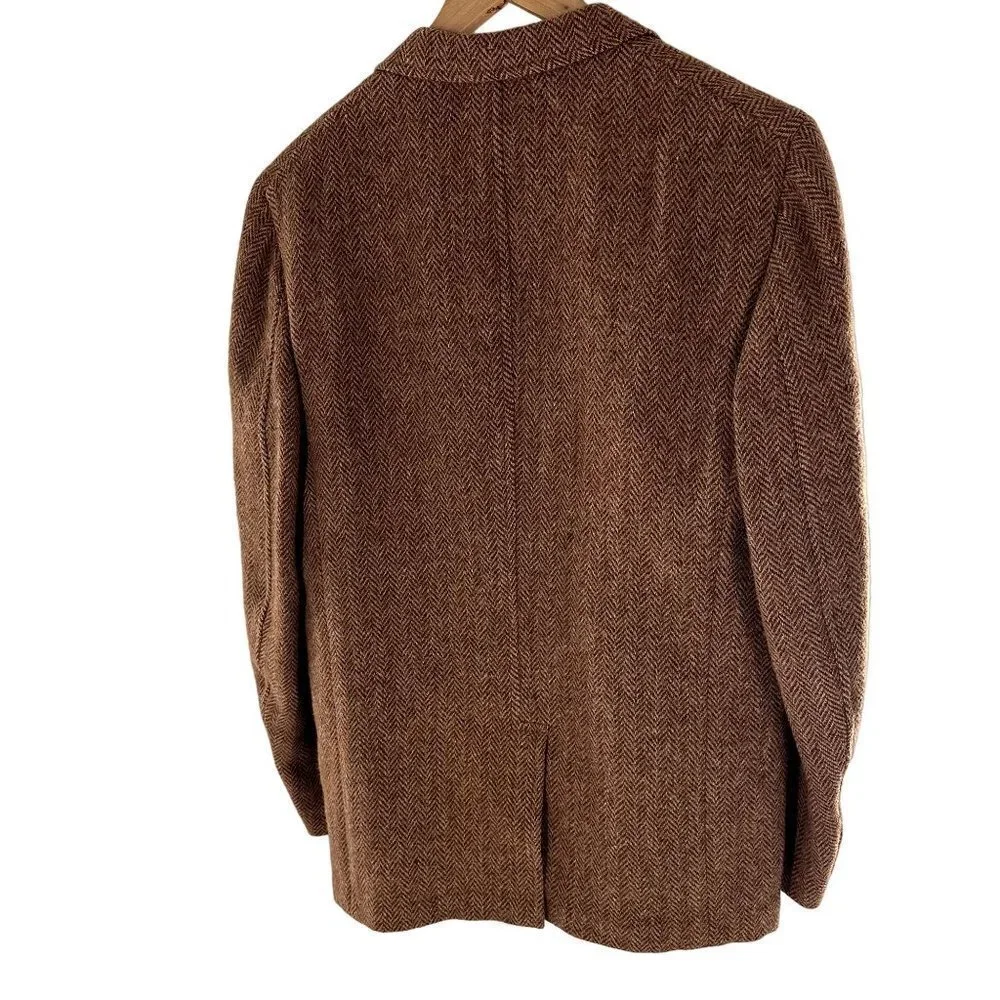 Vintage Harris Tweed Pure Scottish Wool  Blazer Dall's LTD. Schenectady, NY - Picture 2 of 16